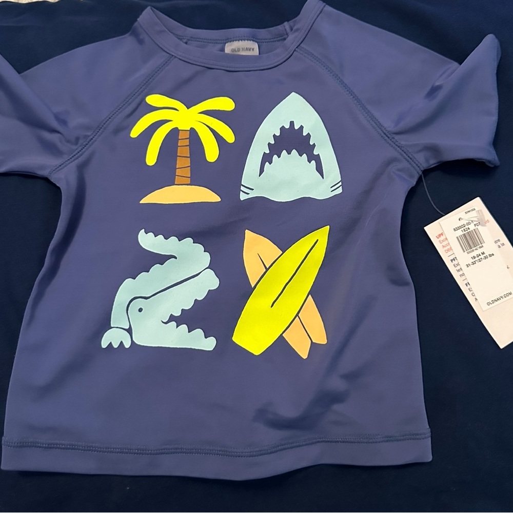 Old Navy NWT Rashguard 18-24 months